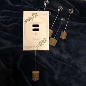 Decorative Wooden Card Holders